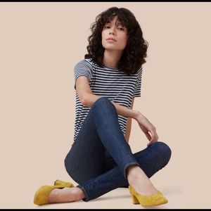 Everlane Day Heels in Yellow